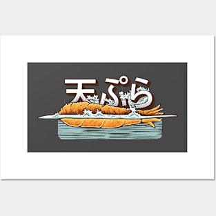 tempura on ocean Posters and Art